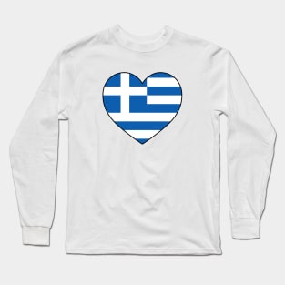 Heart - Greece _118 Long Sleeve T-Shirt